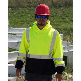 Kishigo JS154 Unisex Hi-Vis Hooded Sweatshirt