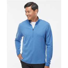 Adidas A554 Men's 3-Stripes Quarter-Zip Sweater Pullover