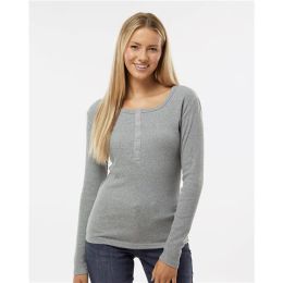 Boxercraft BW2402 Women's Harper Long Sleeve Henley