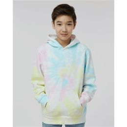 Independent Trading Co. PRM1500TD Youth Midweight Tie-Dyed Hooded Sweatshirt
