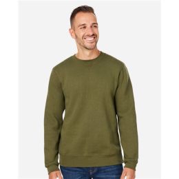 J. America 8424 Unisex Premium Fleece Crewneck Sweatshirt