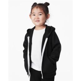 BELLA + CANVAS 3739T Toddler Sponge Fleece Full-Zip Hoodie Sweatshirt