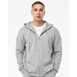 BELLA + CANVAS 3759 Unisex Sponge Fleece DTM Full-Zip Hoodie Sweatshirt
