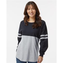 Boxercraft BW3514 Women's Pom Pom Long Sleeve Jersey T-Shirt