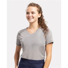 Augusta Sportswear 6844 Women's Super Soft-Spun Poly V-Neck T-Shirt