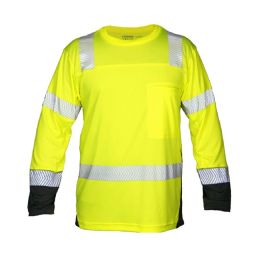 Kishigo 9177 Unisex Premium Black Series® Cool Touch Class 3 Long Sleeve T-Shirt