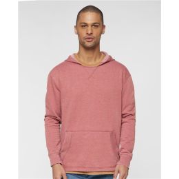 LAT 6936 Unisex Vintage Wash Fleece Hoodie Sweatshirt