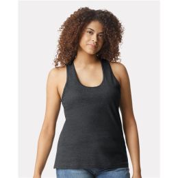 Gildan 64220LCVC Women's Softstyle® CVC Racerback Tank Top