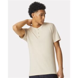 American Apparel 2004CVC Unisex CVC Henley Tee