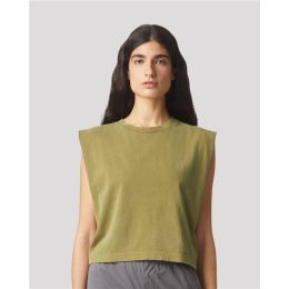 American Apparel 307GD Women's Garment-Dyed Heavyweight Muscle Tee
