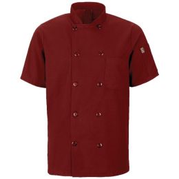 Chef Designs 046X Mimix™ Short Sleeve Chef Coat with OilBlok