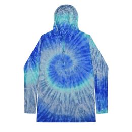 Colortone 2777 Unisex Tie-Dyed Hooded Long Sleeve T-Shirt