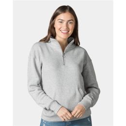 MV Sport W20189 Women's Cloud Fleece Quarter-Zip Sweatshirt