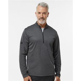 Adidas A593 Men's Space Dyed Quarter-Zip Pullover