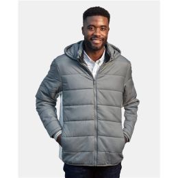 Nautica N17186 Men's Nautical Mile Hooded Puffer Jacket