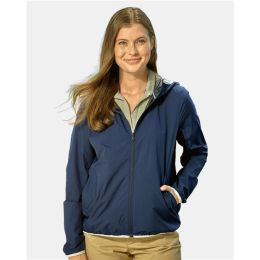 Nautica N17927 Women's Stillwater Hooded Windbreaker