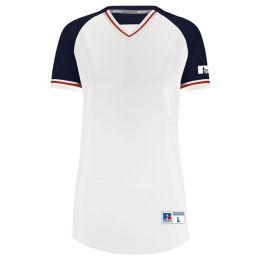 Russell Athletic R01X3X Women's Classic V-Neck Jersey