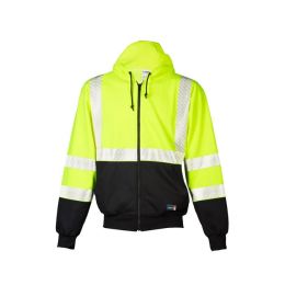 Kishigo F507 Unisex FR Full-Zip Hooded Sweatshirt