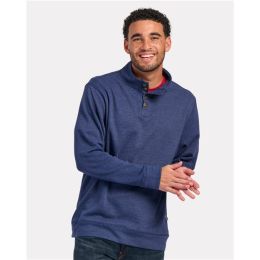Boxercraft BM5209 Men's French Terry Button Pullover