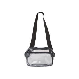 Liberty Bags 5778 Clear Stadium 2-Pocket Fanny Pack/Crossbody Bag