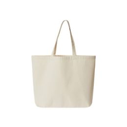 OAD OAD108R Jumbo Recycled Midweight Gusseted Canvas Tote