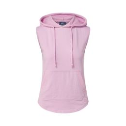 MV Sport W24131 Women's Kinsley Sleeveless Hooded Sweatshirt