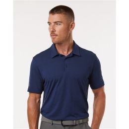 Adidas A704 Men's Textured Stripe Polo