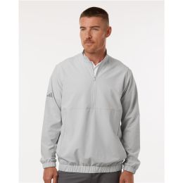 Adidas A705 Men's Stretch Woven Half-Zip Pullover