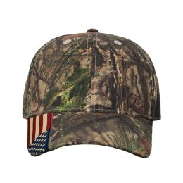 Kati LC350 Camo Woven USA Flag Cap