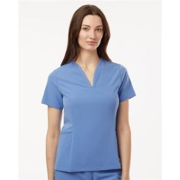 Jaanuu W10003 Women's Calix Fit & Flare Scrub V-Neck Top