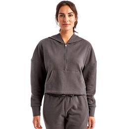 TriDri TD077 Women's Alice Half-Zip Hooded Sweatshirt