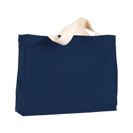 Bayside BA750 USA Made Cotton Canvas Medium Gusset Tote Bag