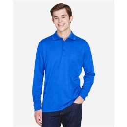 CORE365 88192P Men's Pinnacle Performance Long Sleeve Piqué Polo with Pocket