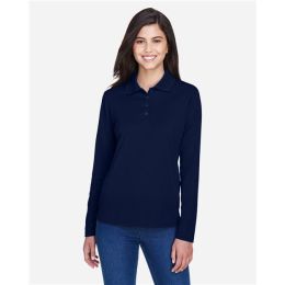 CORE365 78192 Women's Pinnacle Performance Long Sleeve Piqué Polo