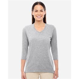 Devon & Jones DP184W Women's Perfect Fit™ Bracelet-Length V-Neck Top
