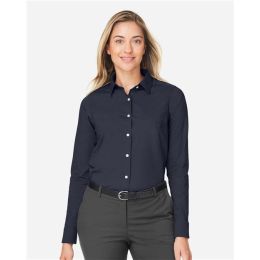 Devon & Jones DG505W Women's CrownLux Performance® Spencer Poplin Dress Shirt