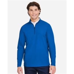 Devon & Jones DG410 Men's CrownLux Performance® Windsor Welded Quarter-Zip Pullover
