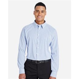 Devon & Jones DG540 Men's CrownLux Performance® Micro Windowpane Woven Dress Shirt