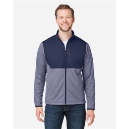 CORE365 CE74 Men's Venture Heathered Stripe Hybrid Jacket