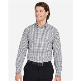 Devon & Jones DG536 Men's CrownLux Performance® Gingham Dress Shirt