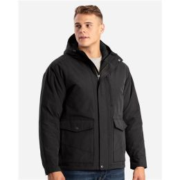 Berne Apparel HJ67 Men's Highland Quilt-Lined Micro-Duck Hooded Jacket