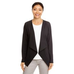Devon & Jones DP465W Women's Perfect Fit™ Draped Open Blazer