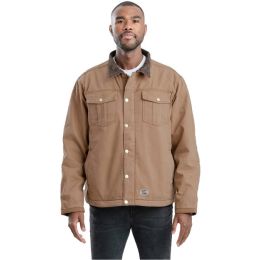 Berne Apparel J58T Unisex Tall Vintage Washed Sherpa-Lined Work Jacket