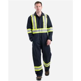 Berne Apparel HVC250 Men's Safety Striped Unlined Coverall