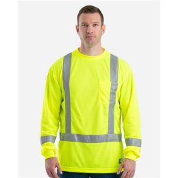 Berne Apparel HVK013T Men's Tall Hi-Vis Class 3 Performance T-Shirt