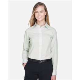 Devon & Jones DG510W Women's Crown Collection® Micro Tattersall Woven Dress Shirt