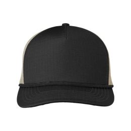 Big Accessories BA680 Lariat Ripstop Trucker Cap