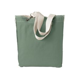Authentic Pigment 1906 14oz. Direct-Dyed Raw-Edge Tote