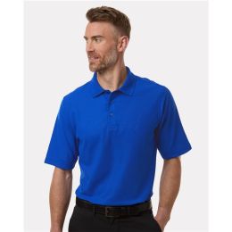Harriton M105 Men's Maverick CVC Pique Polo