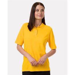 Harriton M105W Women's Maverick CVC Pique Polo